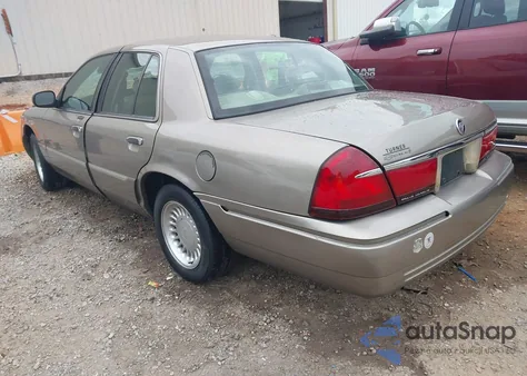 2001 Mercury Grand Marquis Ls from USA, damaged, VIN 2MEFM75W61X647329